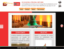 Tablet Screenshot of digitaleventosbh.com.br